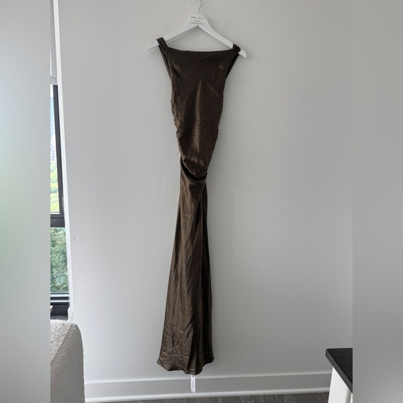 REFORMATION NWT Anaiis Silk Dress in Morel 6 - Picture 7 of 13
